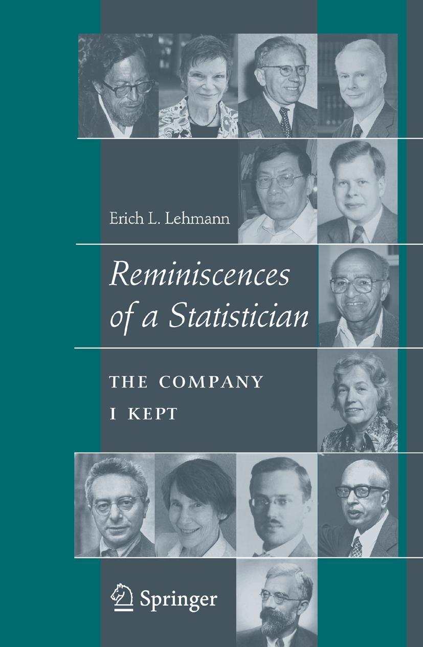 Cover: 9780387715964 | Reminiscences of a Statistician | The Company I Kept | Lehmann | Buch