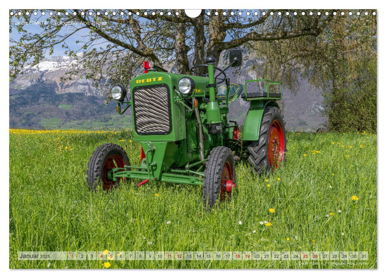 Bild: 9783457194294 | Traktoren ¿ Nostalgie auf dem Bauernhof (Wandkalender 2025 DIN A3...