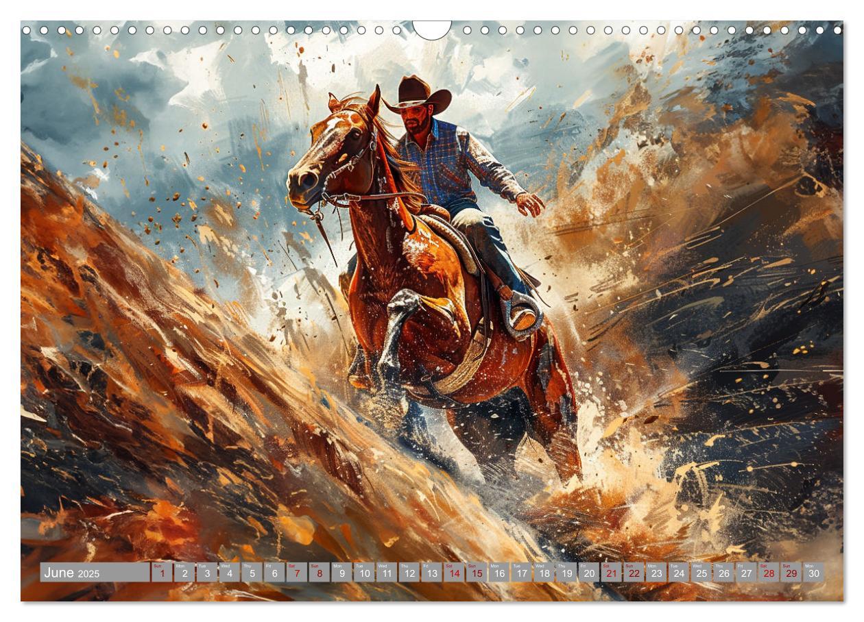 Bild: 9781325978007 | Horses, Power and Freedom (Wall Calendar 2025 DIN A3 landscape),...