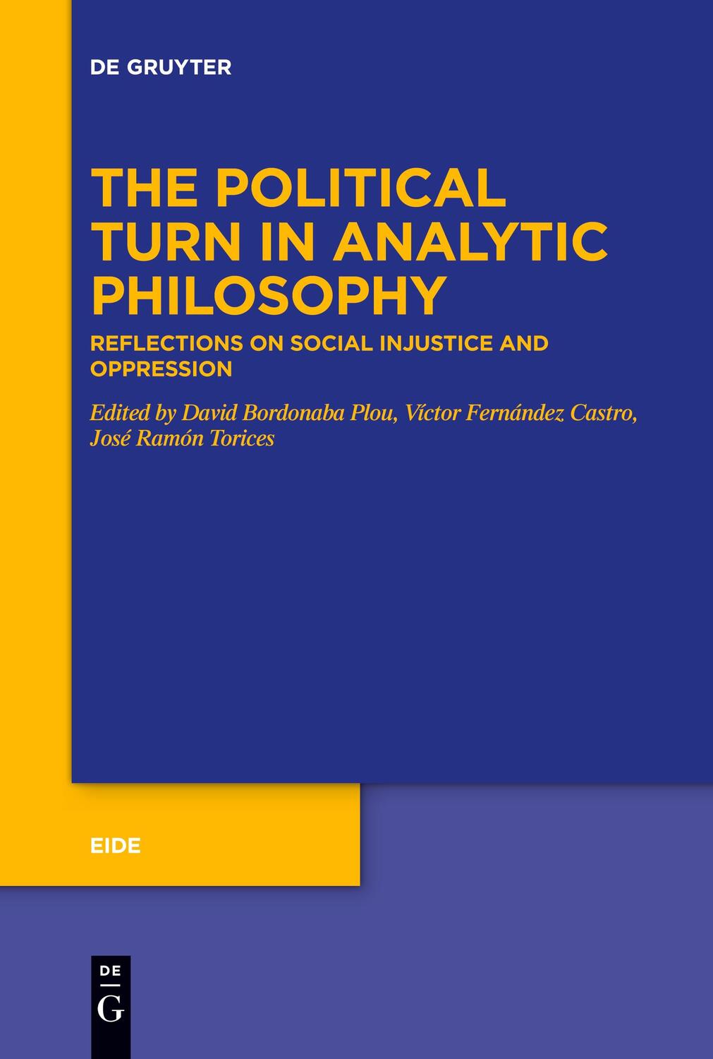 Cover: 9783111352770 | The Political Turn in Analytic Philosophy | Plou (u. a.) | Taschenbuch