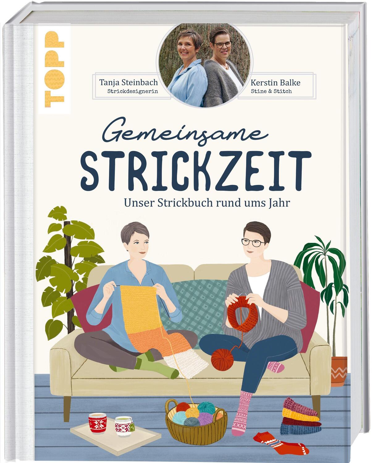 Cover: 9783772448751 | Gemeinsame Strickzeit | Unser Strickbuch rund ums Jahr | Balke (u. a.)