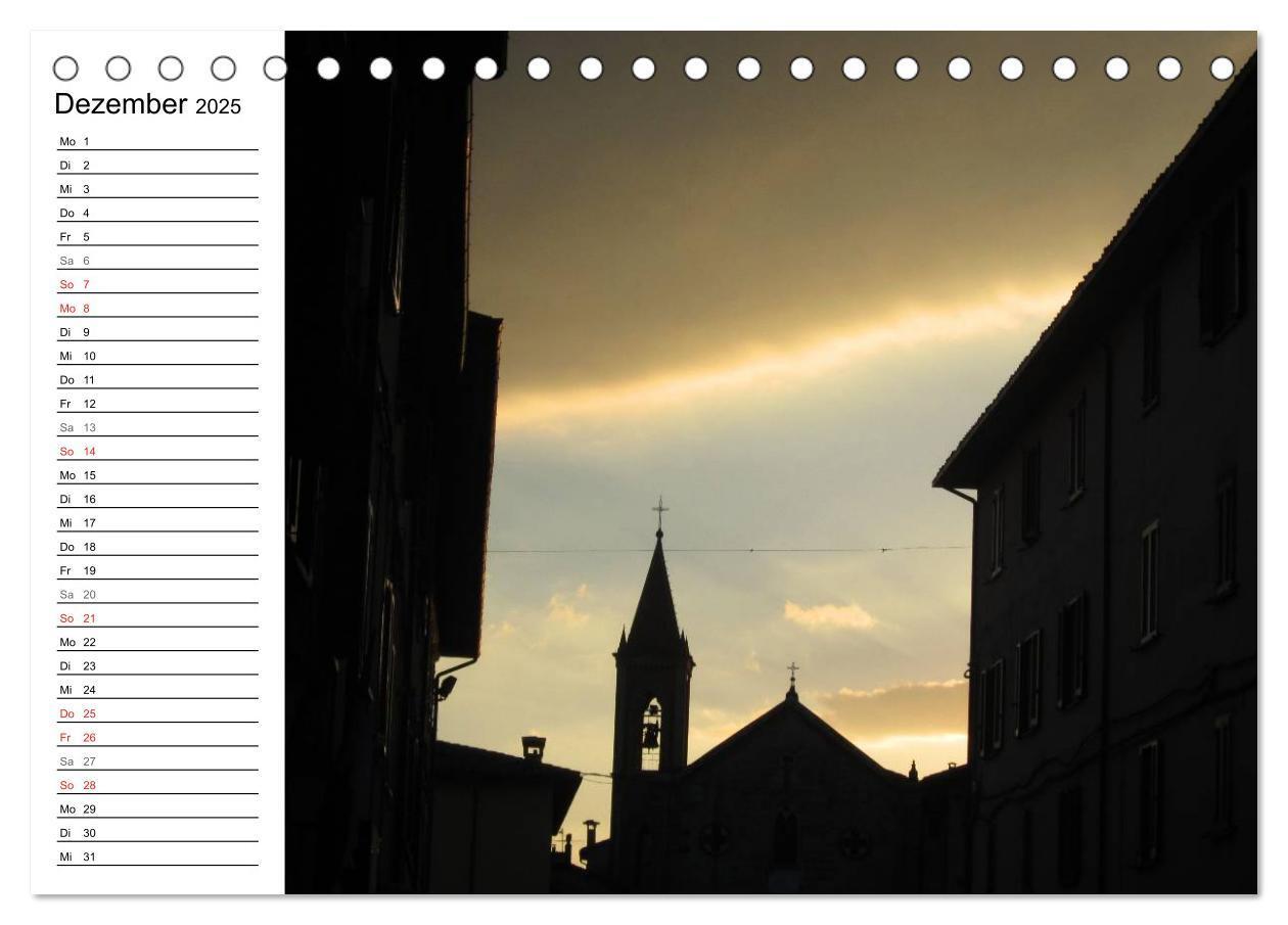 Bild: 9783435518784 | Camino di Assisi - Franziskusweg (Tischkalender 2025 DIN A5 quer),...