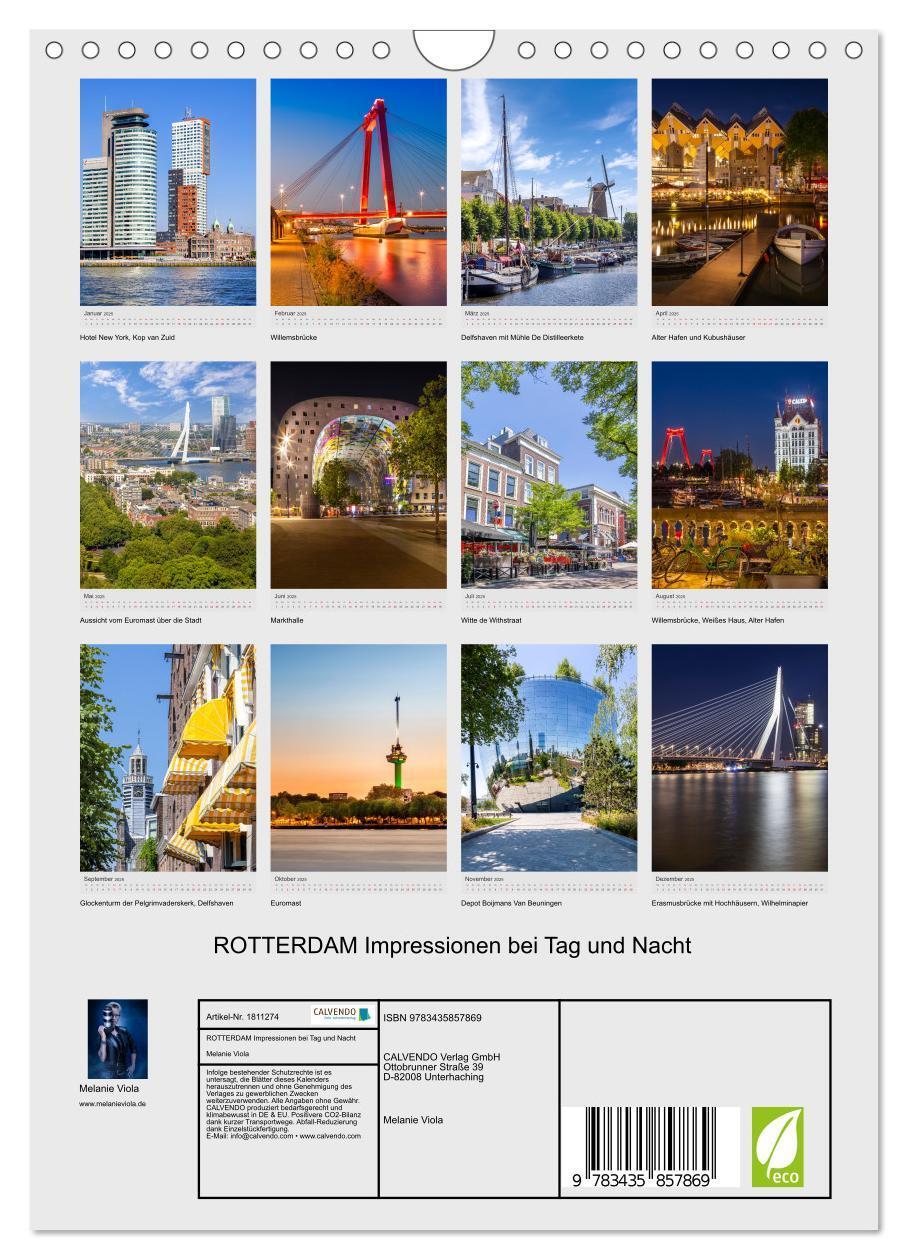 Bild: 9783435857869 | ROTTERDAM Impressionen bei Tag und Nacht (Wandkalender 2025 DIN A4...