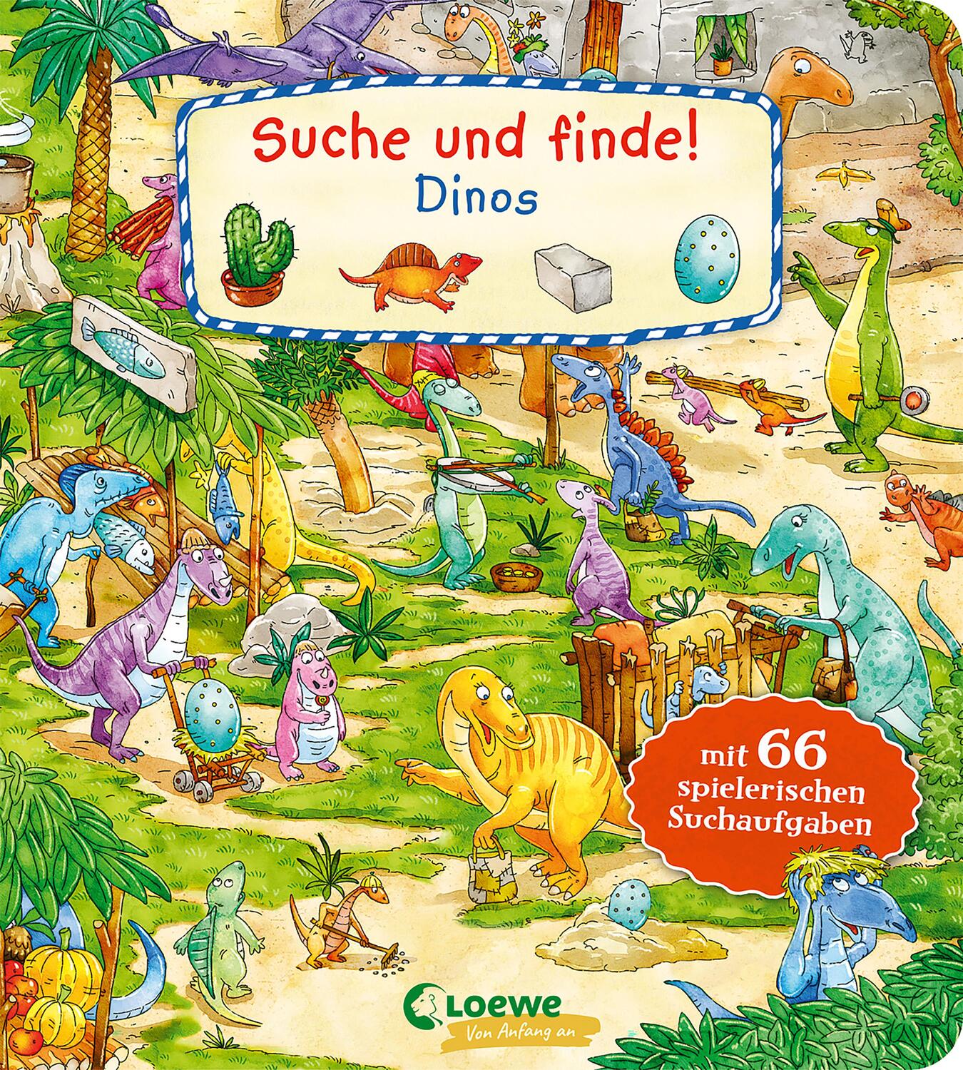 Cover: 9783743211681 | Suche und finde! - Dinos | Mit 66 spielerischen Suchaufgaben | Buch