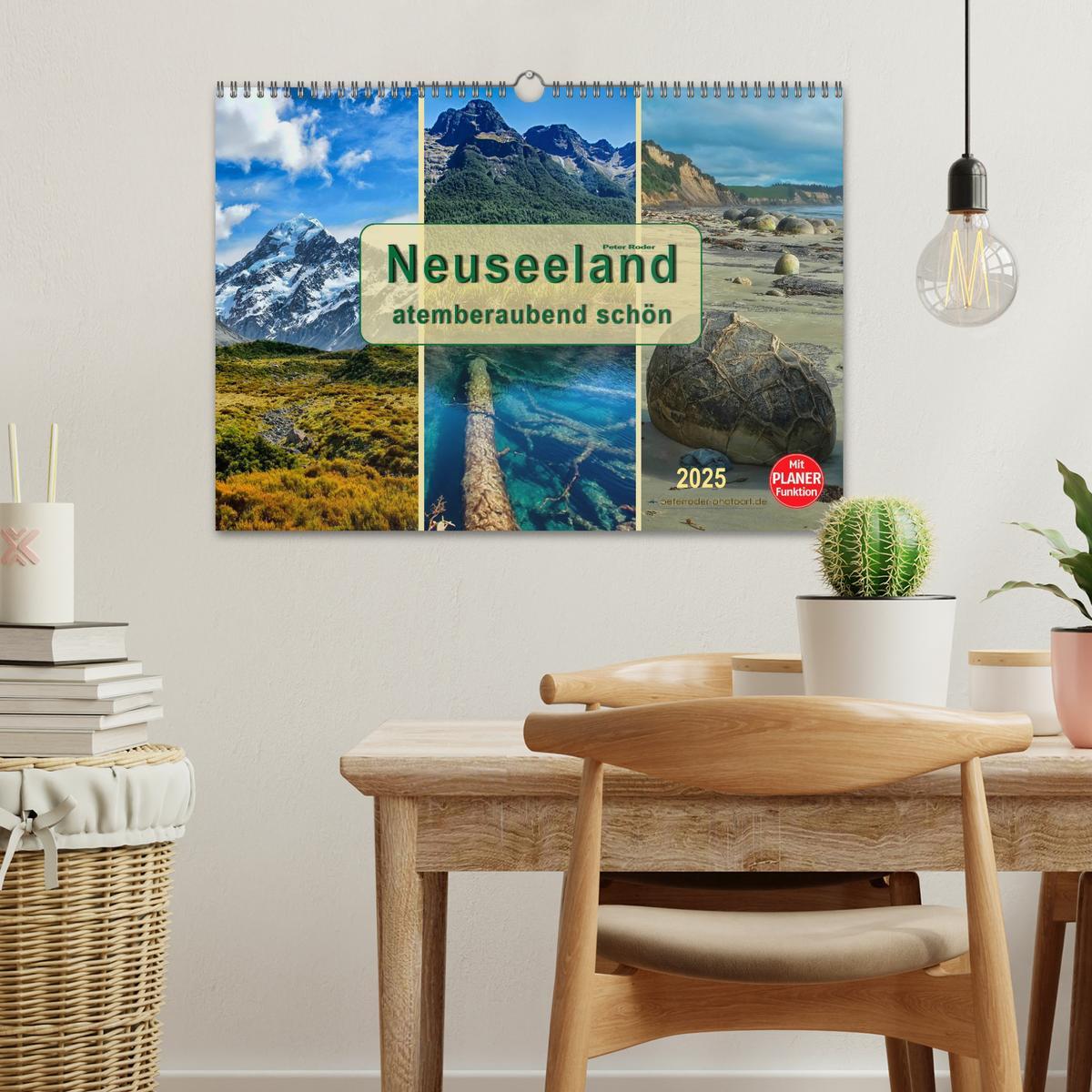 Bild: 9783435487363 | Neuseeland - atemberaubend schön (Wandkalender 2025 DIN A3 quer),...