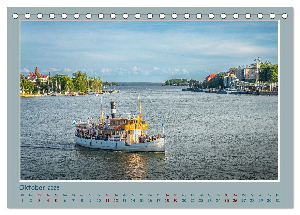 Bild: 9783383944734 | HELSINKI CITY (Tischkalender 2025 DIN A5 quer), CALVENDO...