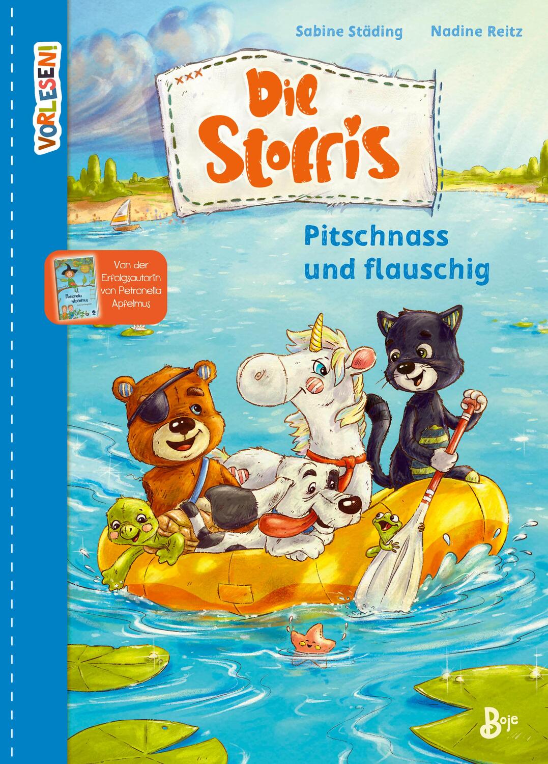 Cover: 9783414826848 | Die Stoffis - Pitschnass und flauschig (Band 3) | Sabine Städing