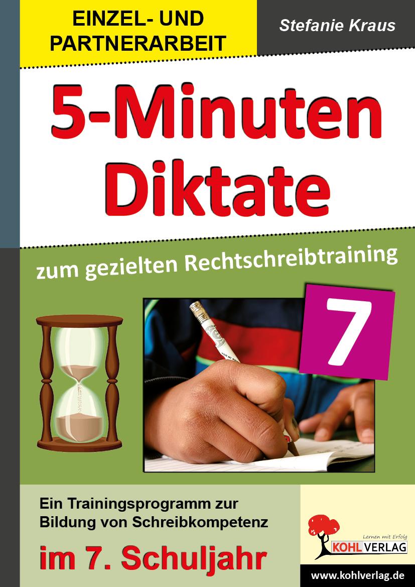 Cover: 9783866328860 | Fünf-Minuten-Diktate / 7. Schuljahr zum gezielten Rechtschreibtraining