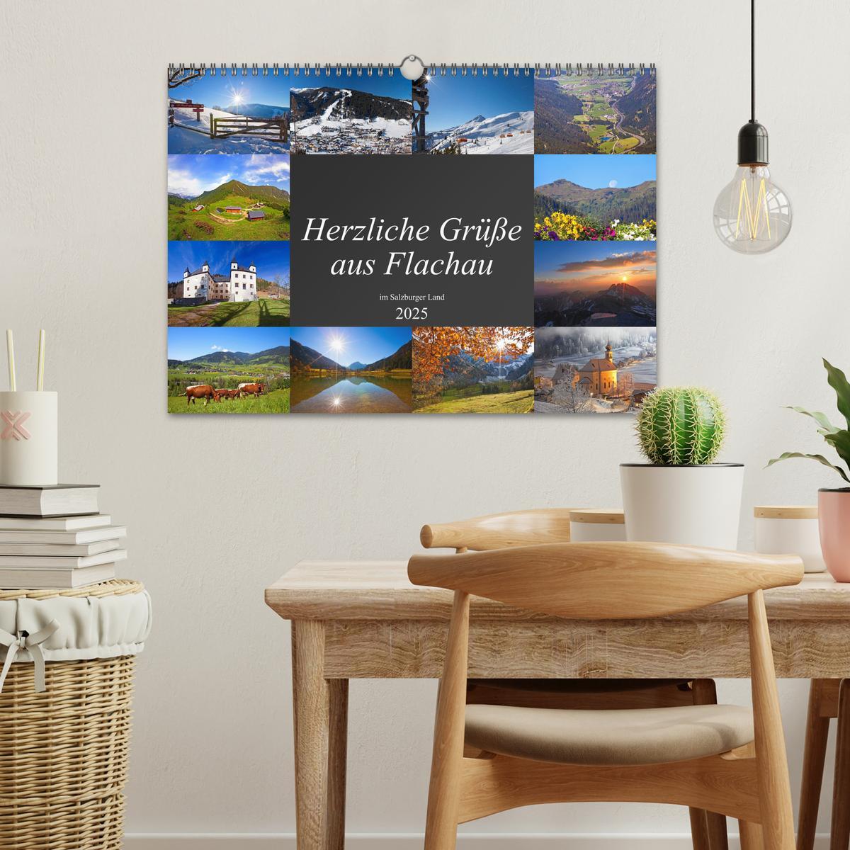 Bild: 9783435384952 | Herzliche Grüße aus Flachau (Wandkalender 2025 DIN A3 quer),...