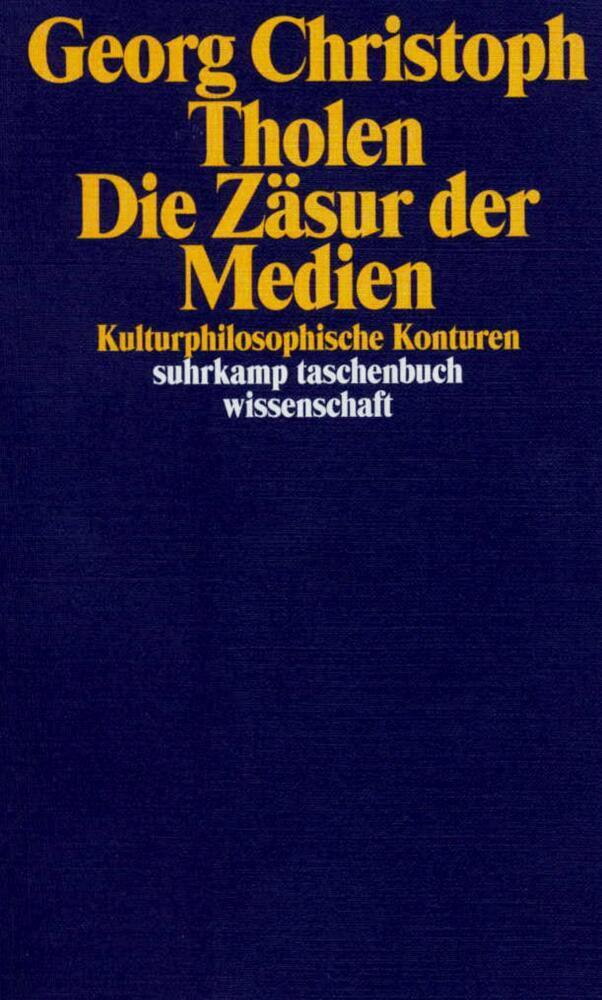 Cover: 9783518291528 | Die Zäsur der Medien | Kulturphilosophische Konturen | Tholen | Buch