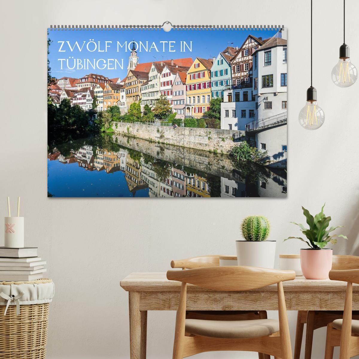 Bild: 9783435571178 | Zwölf Monate in Tübingen (Wandkalender 2025 DIN A2 quer), CALVENDO...