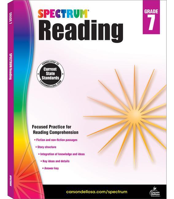 Cover: 9781483812205 | Spectrum Reading G.7 Workbook, Grade 7 | Volume 105 | Taschenbuch
