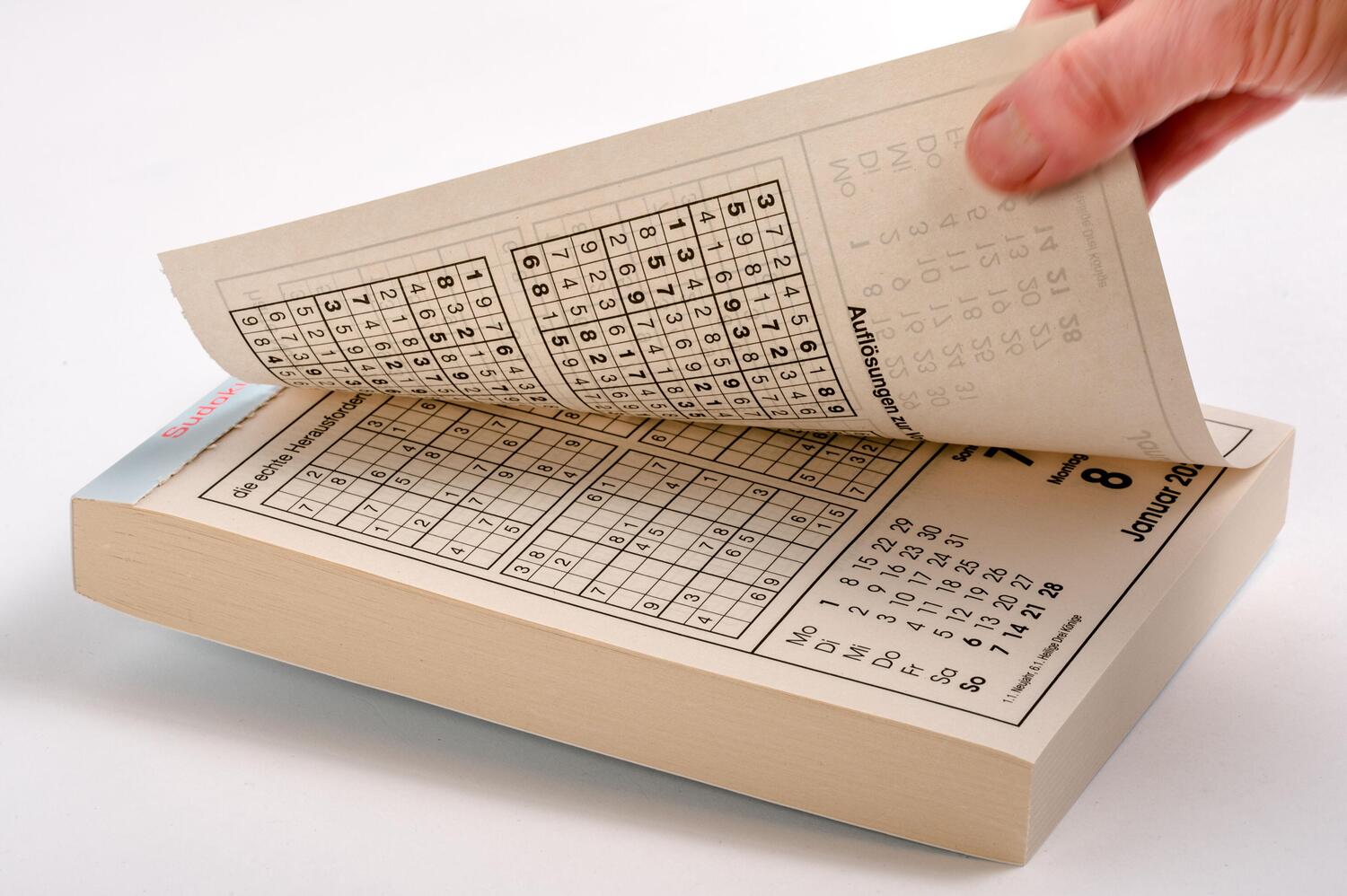 Bild: 9783809449171 | Sudokukalender 2025. Der beliebte Abreißkalender mit 800 Zahlenrätseln