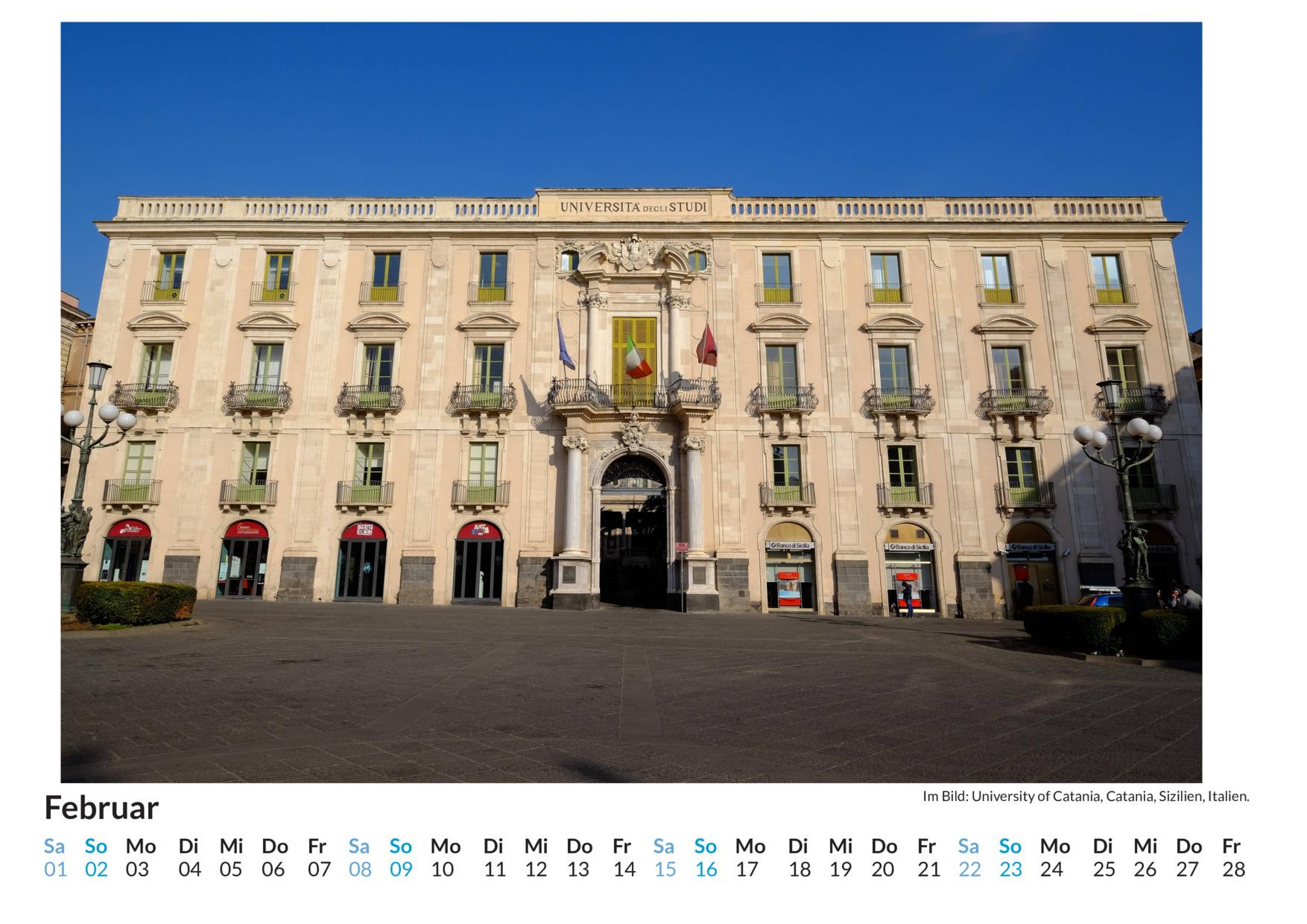 Bild: 9783759123367 | Catania - (Wandkalender 2025, Kalender DIN A4 quer, Monatskalender...