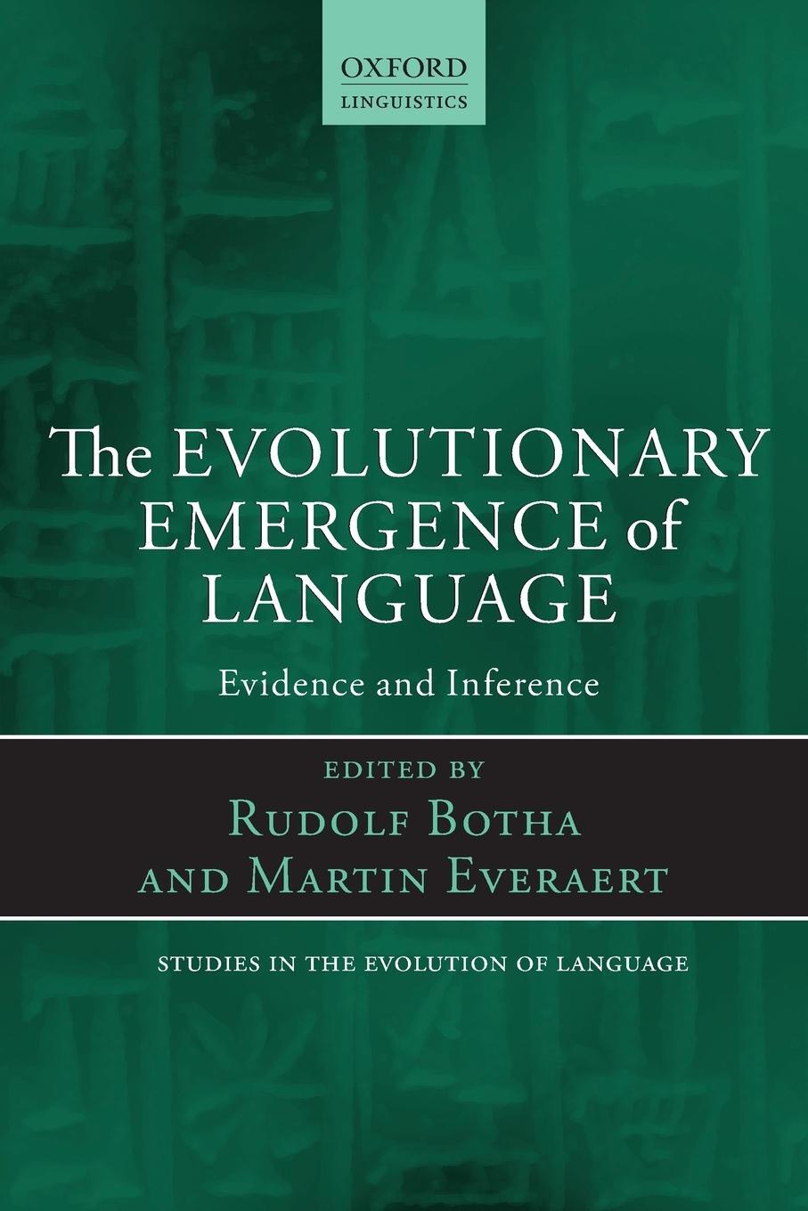 Cover: 9780199654857 | The Evolutionary Emergence of Language | Evidence and Inference | Buch