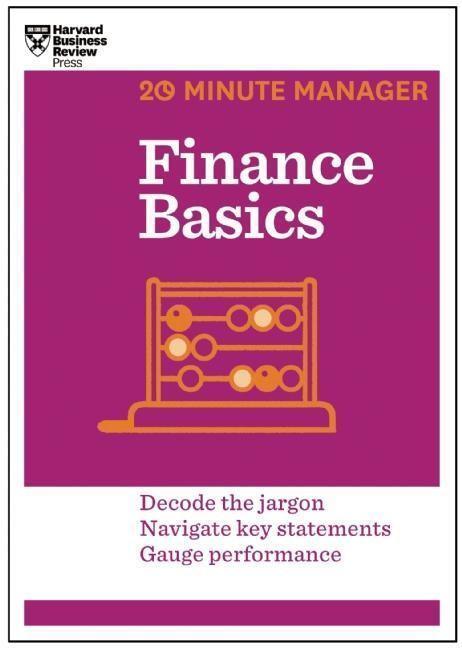Cover: 9781625270856 | Finance Basics (HBR 20-Minute Manager Series) | Review | Taschenbuch