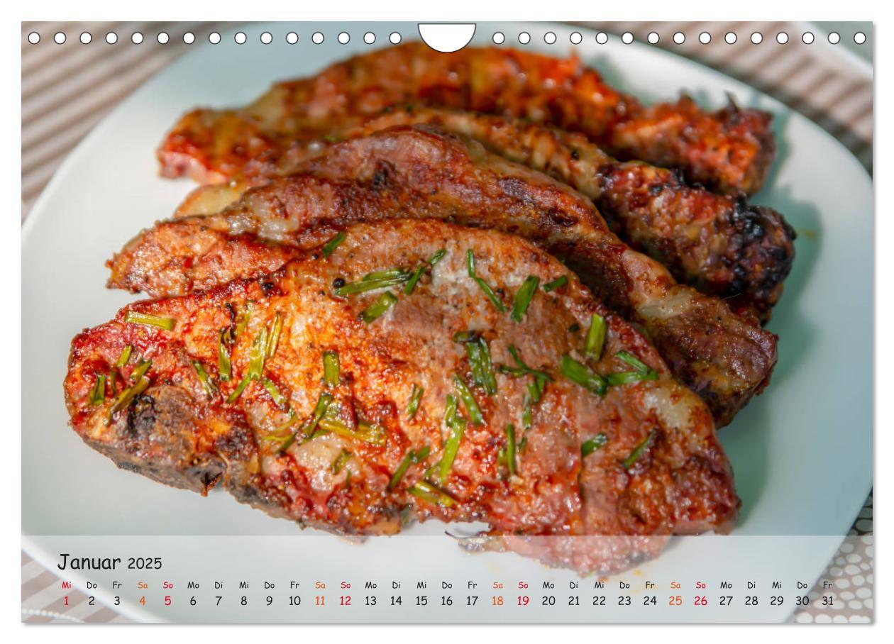 Bild: 9783435322725 | BBQ - Smoker Für Fleisch und Gemüse (Wandkalender 2025 DIN A4...