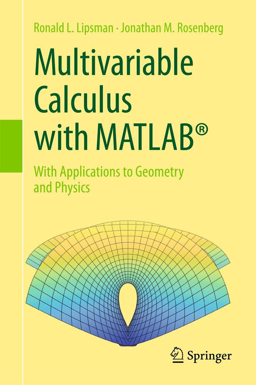 Cover: 9783319650692 | Multivariable Calculus with MATLAB® | Jonathan M. Rosenberg (u. a.)