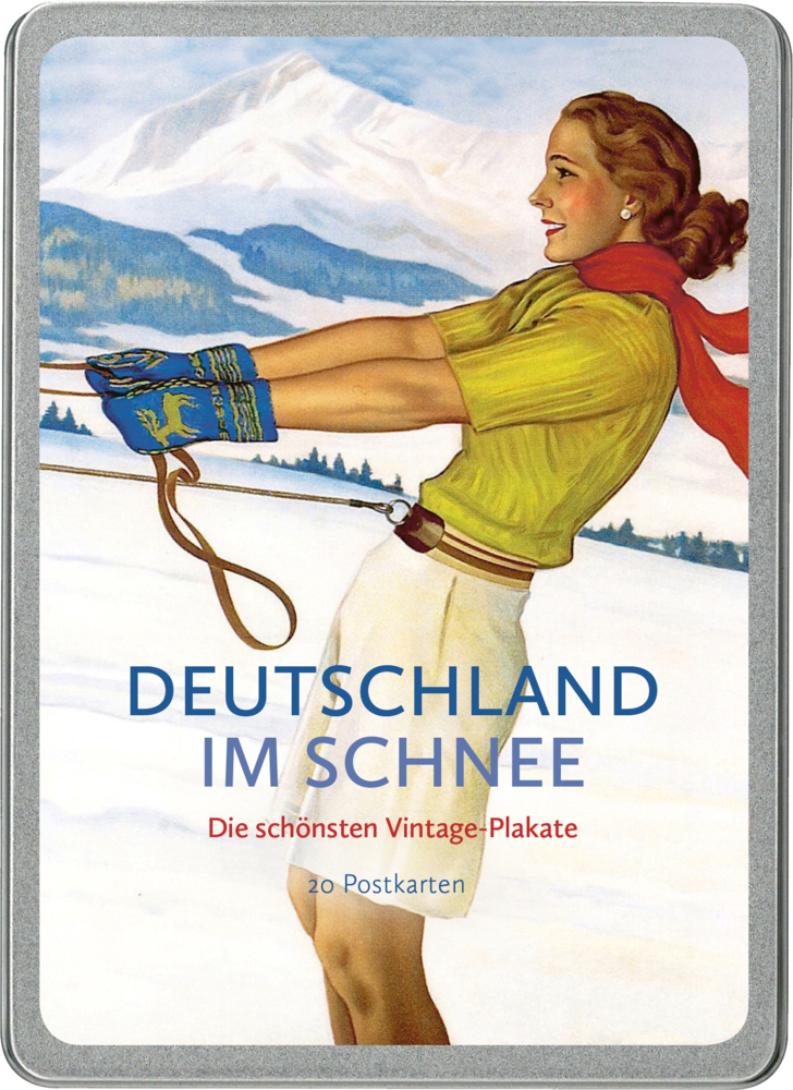 Cover: 4251517501931 | Deutschland im Schnee | Die schönsten Vintage-Plakate. 20 Postkarten