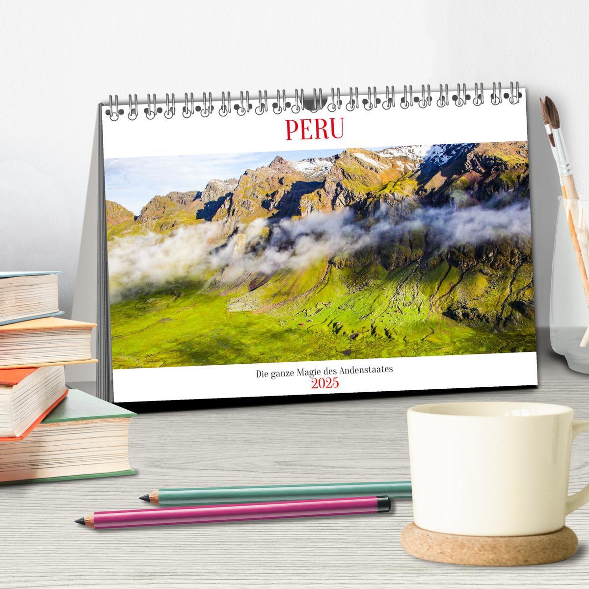 Bild: 9783383931215 | Peru - Magie der Anden (Tischkalender 2025 DIN A5 quer), CALVENDO...