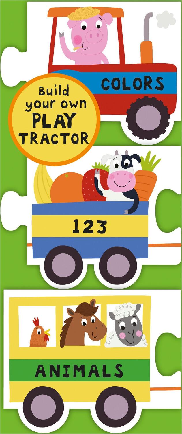 Cover: 9780312529789 | Chunky Set: Play Tractor | Colors, 123, Animals | Roger Priddy | 2020