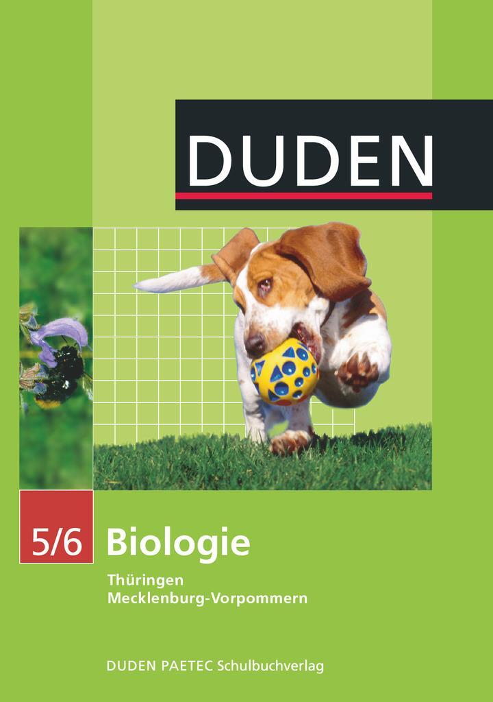 Cover: 9783898184953 | Biologie 5/6. Lehrbuch. Thüringen, Mecklenburg-Vorpommern | Duden