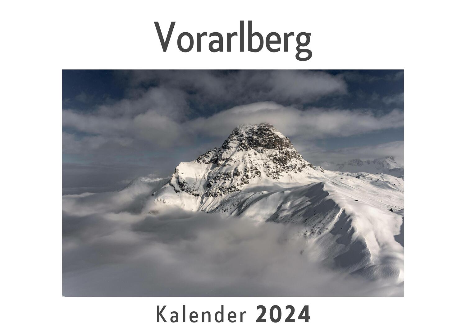 Cover: 9783750555990 | Vorarlberg (Wandkalender 2024, Kalender DIN A4 quer, Monatskalender...