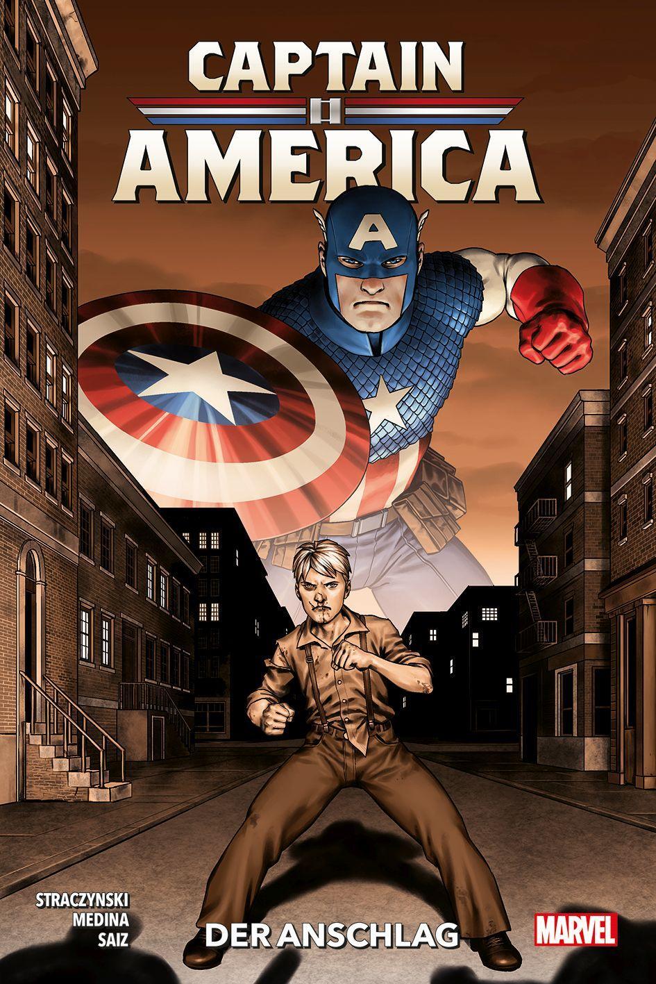 Cover: 9783741636554 | Captain America | Bd. 1: Der Anschlag | Straczyinski (u. a.) | Buch