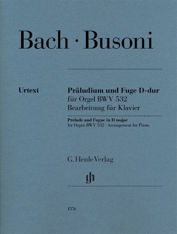 Cover: 9790201813769 | Busoni, Ferruccio - Präludium und Fuge D-dur für Orgel BWV 532...