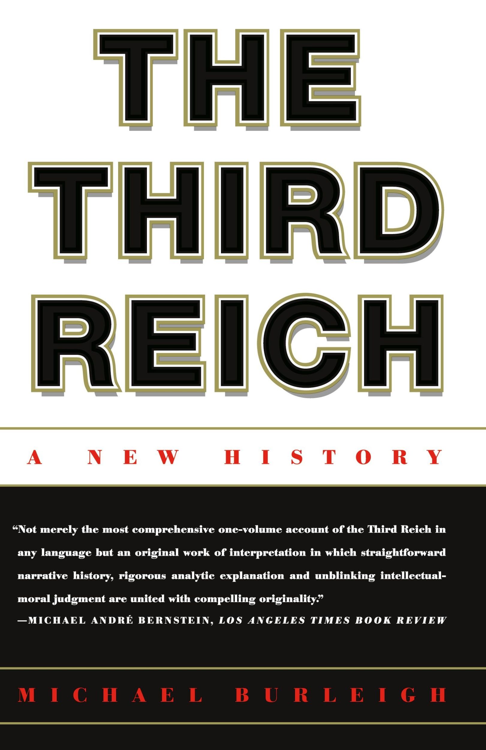 Cover: 9780809093267 | The Third Reich | A New History | Michael Burleigh | Taschenbuch