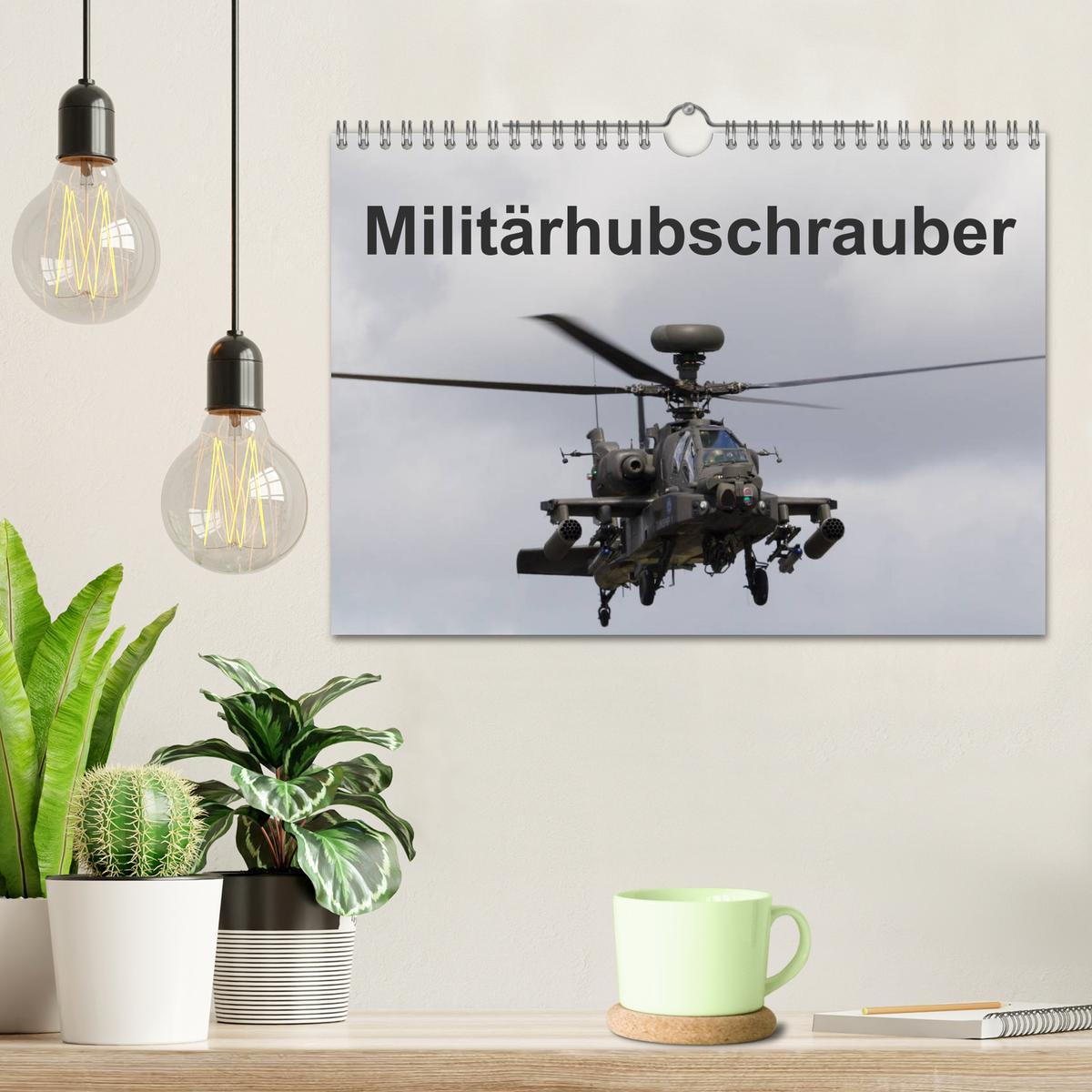 Bild: 9783435472192 | Militärhubschrauber (Wandkalender 2025 DIN A4 quer), CALVENDO...