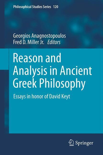 Cover: 9789400760035 | Reason and Analysis in Ancient Greek Philosophy | Jr. (u. a.) | Buch