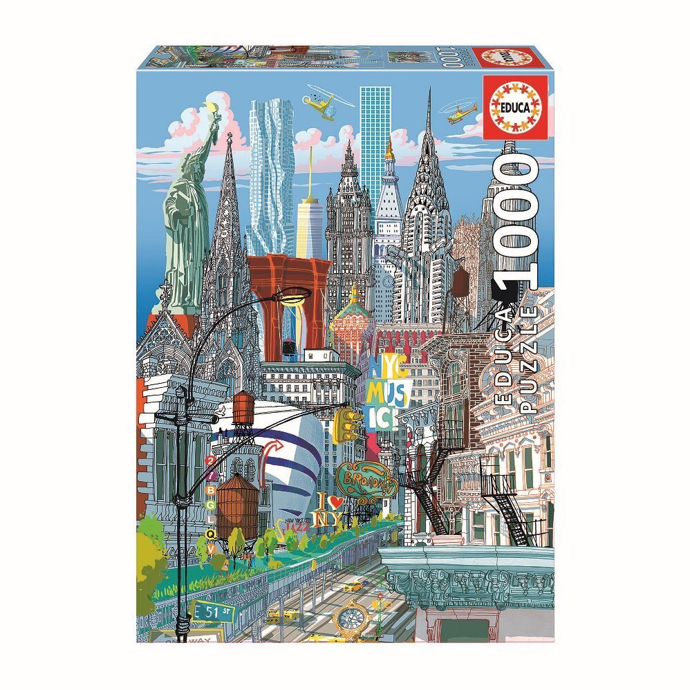 Cover: 8412668192652 | Citypuzzle New York (Puzzle) | Spiel | 9219265 | 2022 | Educa