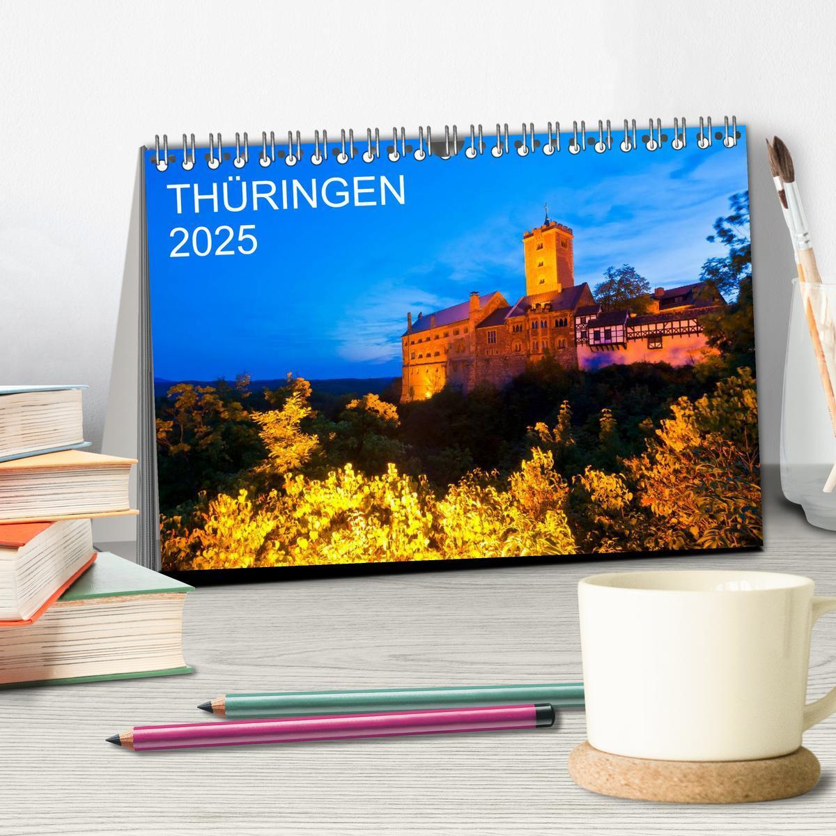 Bild: 9783435799619 | THÜRINGEN 2025 (Tischkalender 2025 DIN A5 quer), CALVENDO...