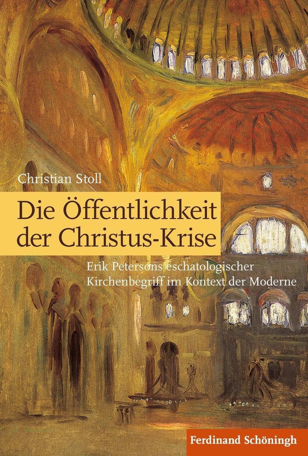 Cover: 9783506786289 | Die Öffentlichkeit der Christus-Krise | Christian Stoll | Buch | 2017