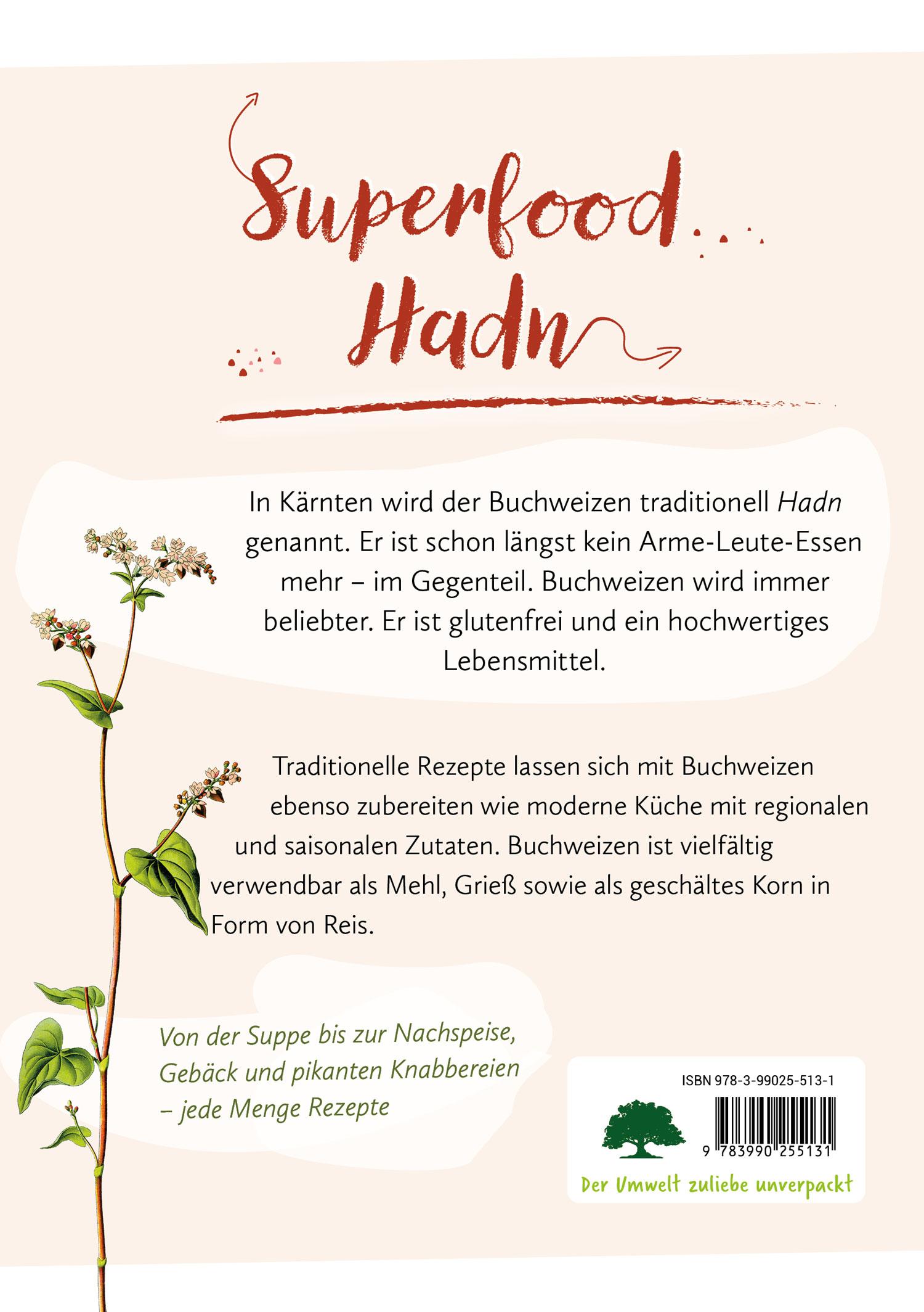 Rückseite: 9783990255131 | Buchweizenzauber Genuss ohne Gluten | Gudrun Glawischnig | Taschenbuch