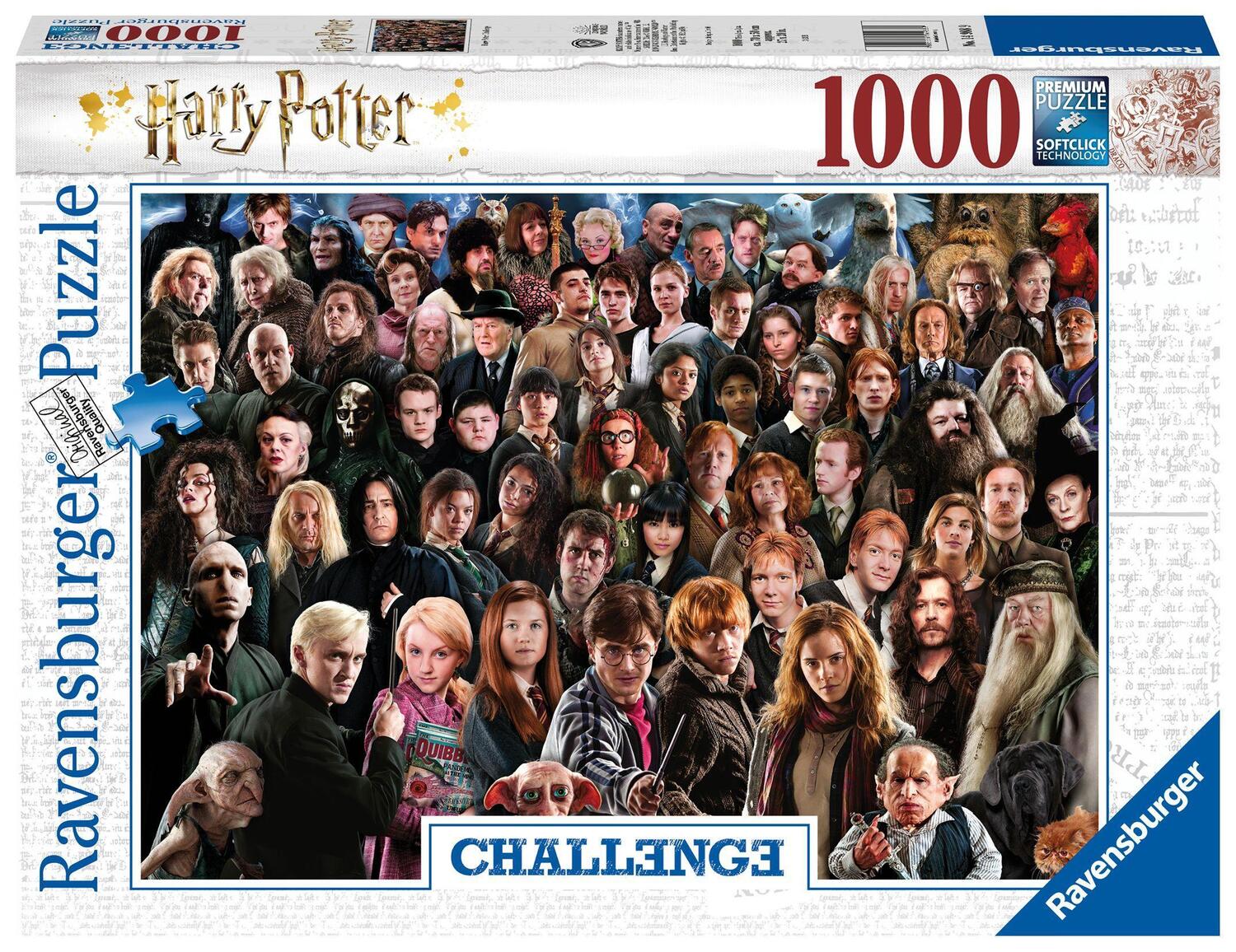 Cover: 4005556149889 | Harry Potter Challenge Puzzle 1000 Teile | Spiel | Deutsch | 2019