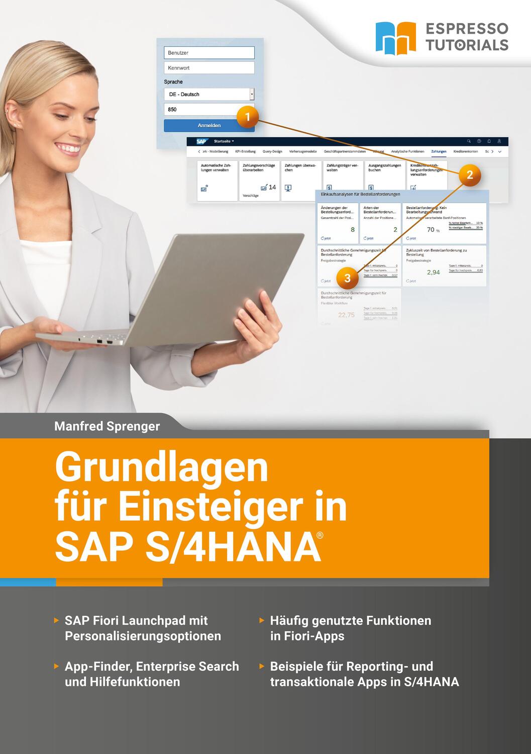 Cover: 9783960121121 | Grundlagen für Einsteiger in SAP S/4HANA | Manfred Sprenger | Buch
