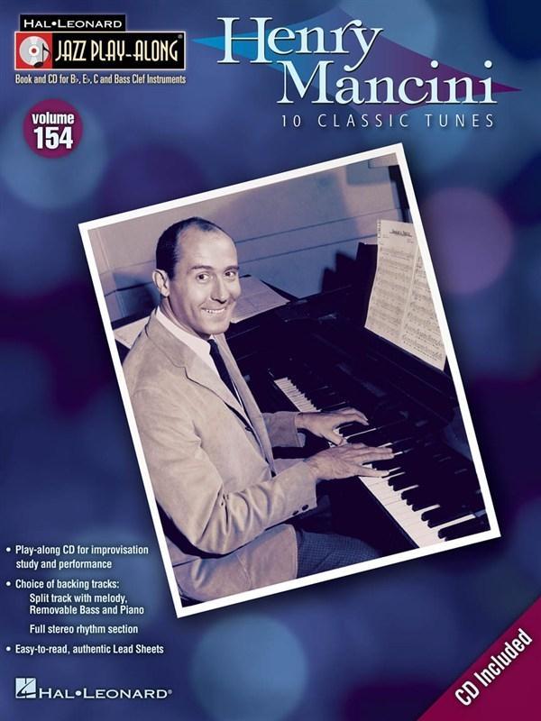 Cover: 9781423499046 | Henry Mancini - Hal Leonard Jazz Play-Along Volume 154 - Book with...