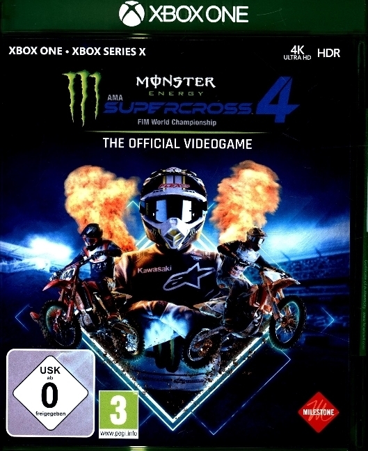 Cover: 8057168502015 | Monster Energy Supercross, The Official Videogame 4, 1 XBox...