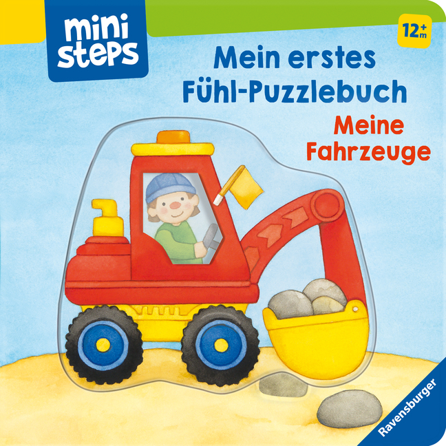 Cover: 9783473301393 | ministeps: Mein erstes Fühl-Puzzlebuch: Meine Fahrzeuge | Sandra Grimm