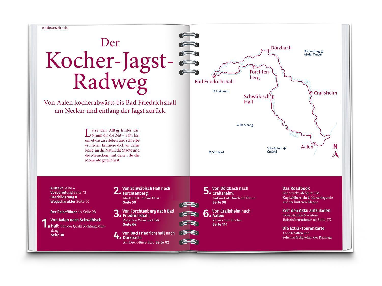 Bild: 9783991213307 | KOMPASS Radreiseführer Kocher-Jagst-Radweg | Julia Bihar | Taschenbuch