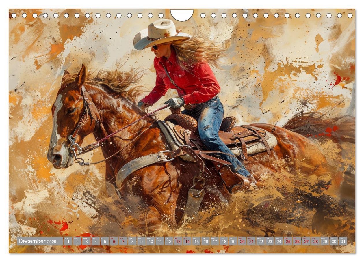 Bild: 9781325977888 | Horses, Power and Freedom (Wall Calendar 2025 DIN A4 landscape),...