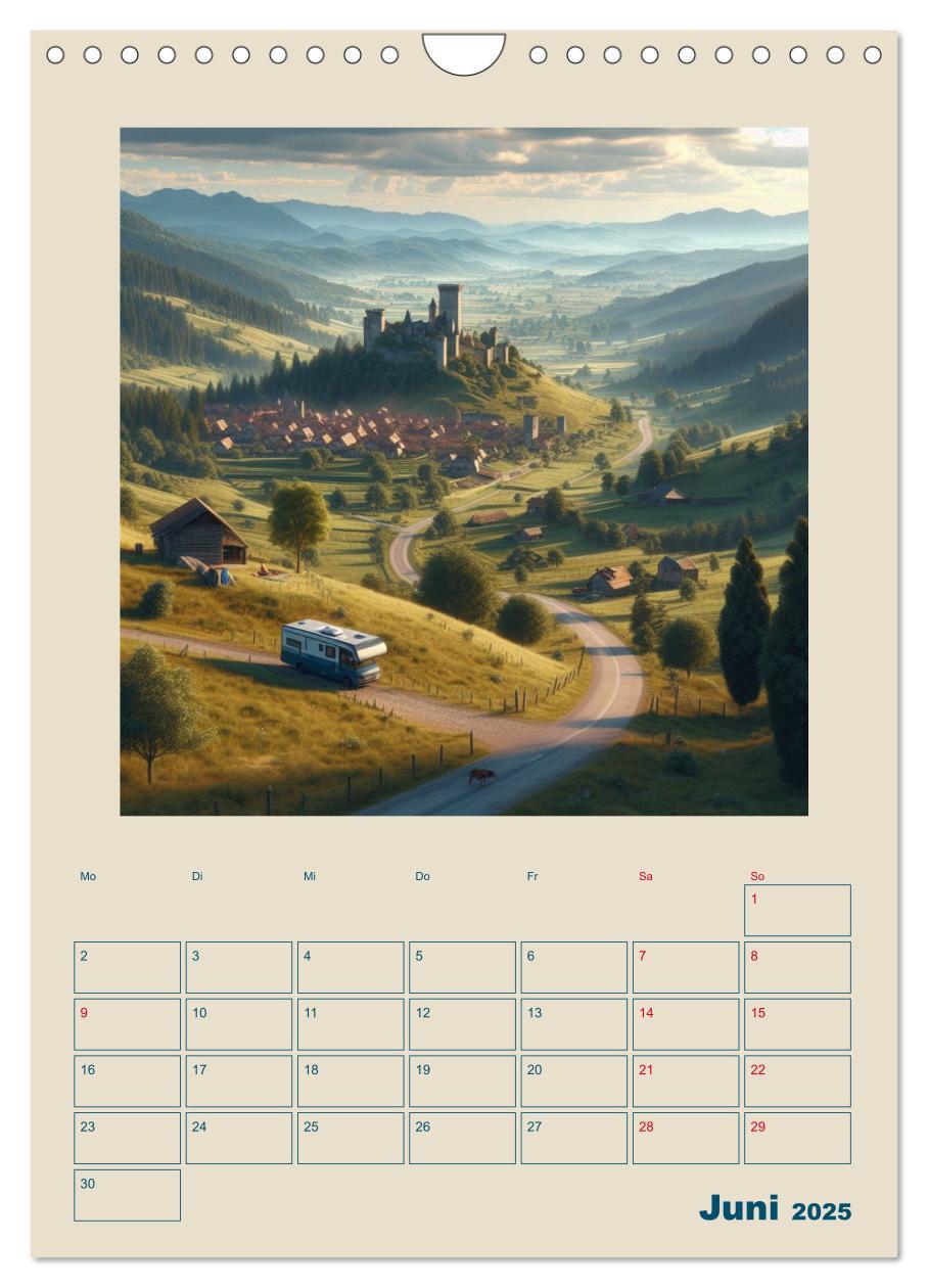 Bild: 9783383784866 | Traumreisen im Wohnmobil (Wandkalender 2025 DIN A4 hoch), CALVENDO...