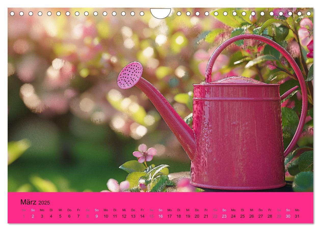 Bild: 9783457203873 | Kalender in PINK (Wandkalender 2025 DIN A4 quer), CALVENDO...