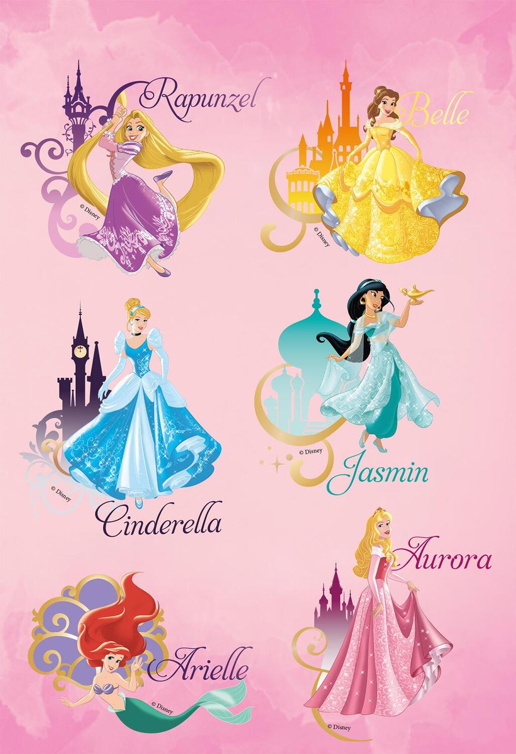 Bild: 9783833235900 | Disney Prinzessin: Märchenhafter Sticker- und Malspaß | Taschenbuch