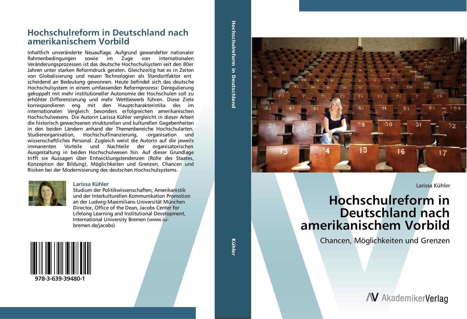 Cover: 9783639394801 | Hochschulreform in Deutschland nach amerikanischem Vorbild | Kühler