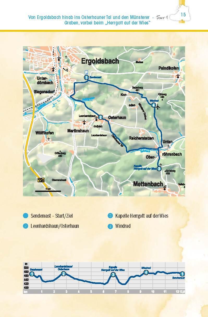 Bild: 9783955877798 | Wandern zwischen Donau und Isar | Josef Ertl (u. a.) | Taschenbuch
