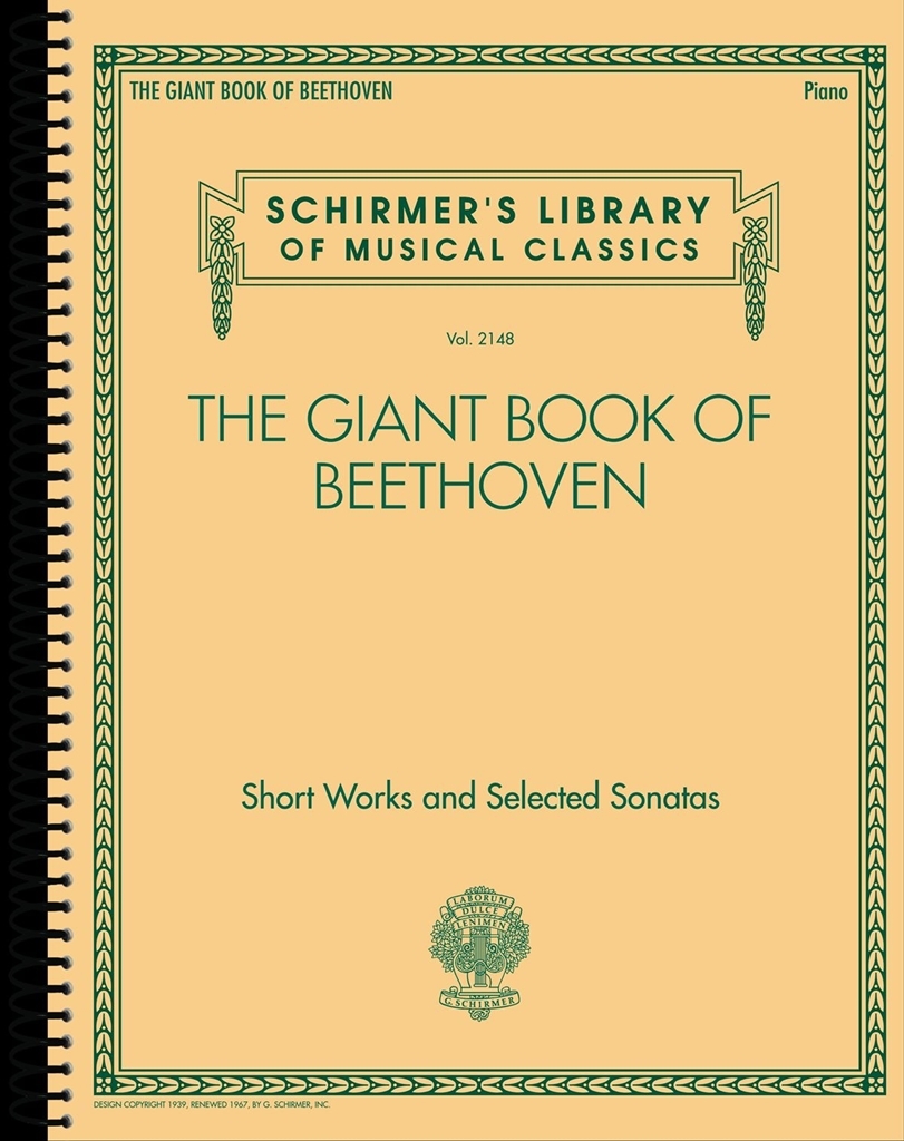 Cover: 840126913484 | The Giant Book of Beethoven | Short Works and Selected Sonatas | Piano