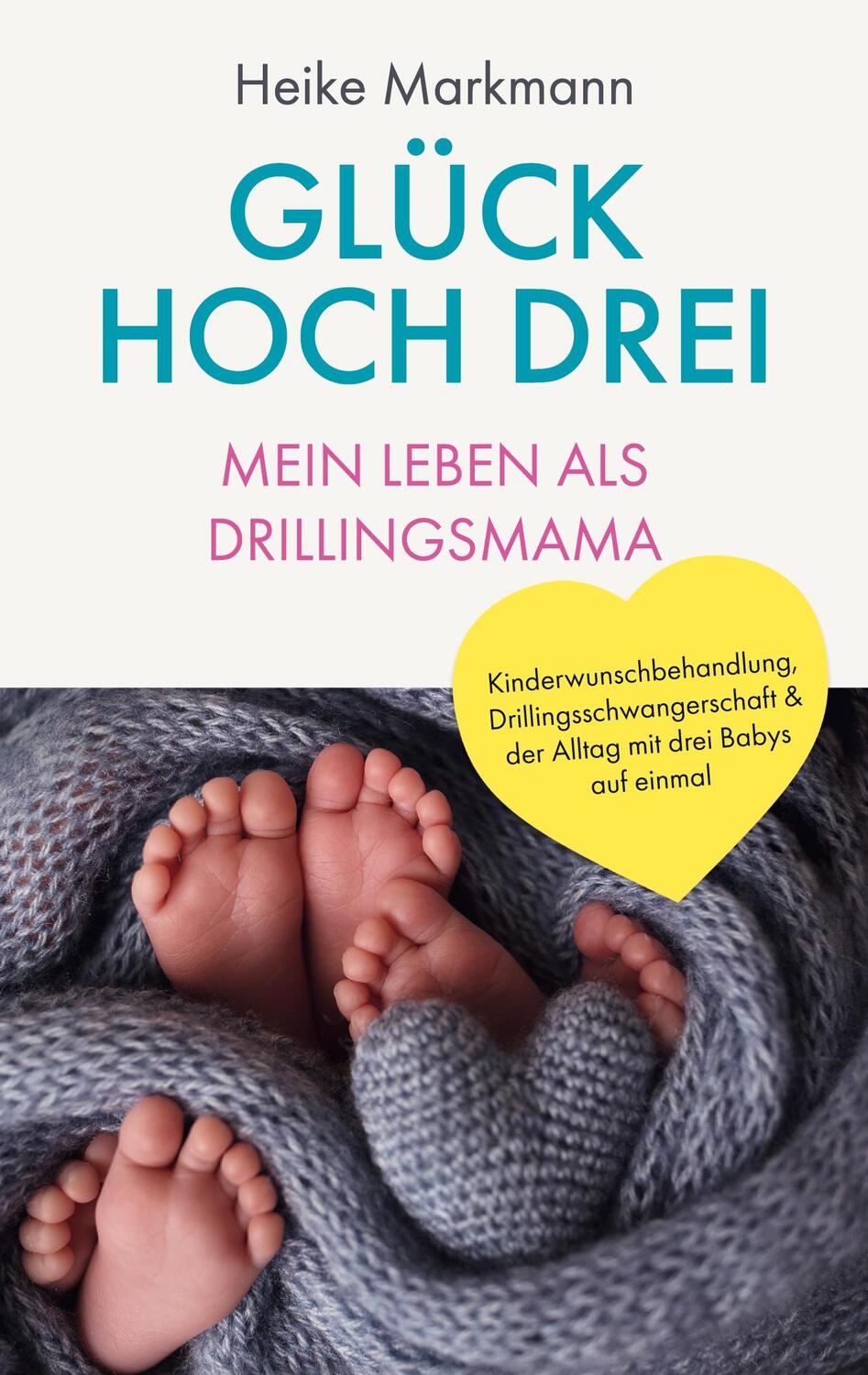 Cover: 9783757855154 | Glück hoch drei - Mein Leben als Drillingsmama | Heike Markmann | Buch